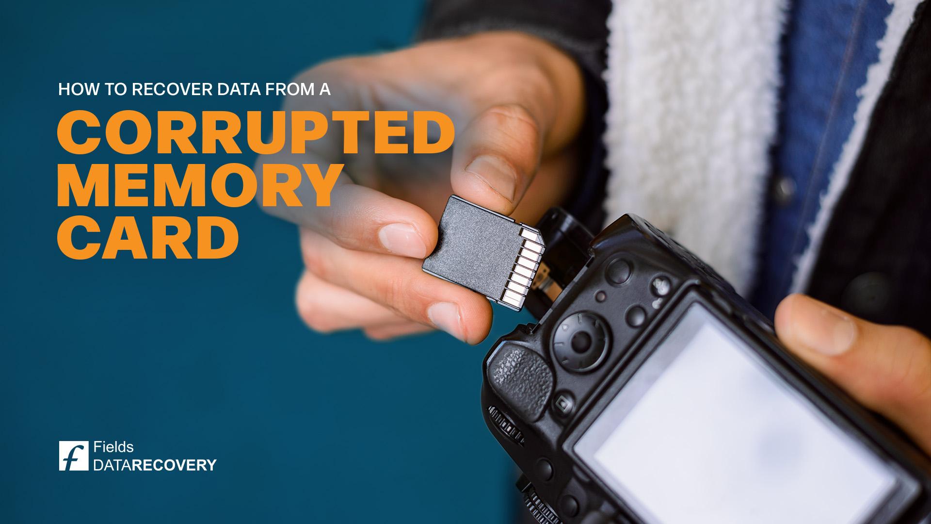 How to Recover Data from a Corrupted Memory Card