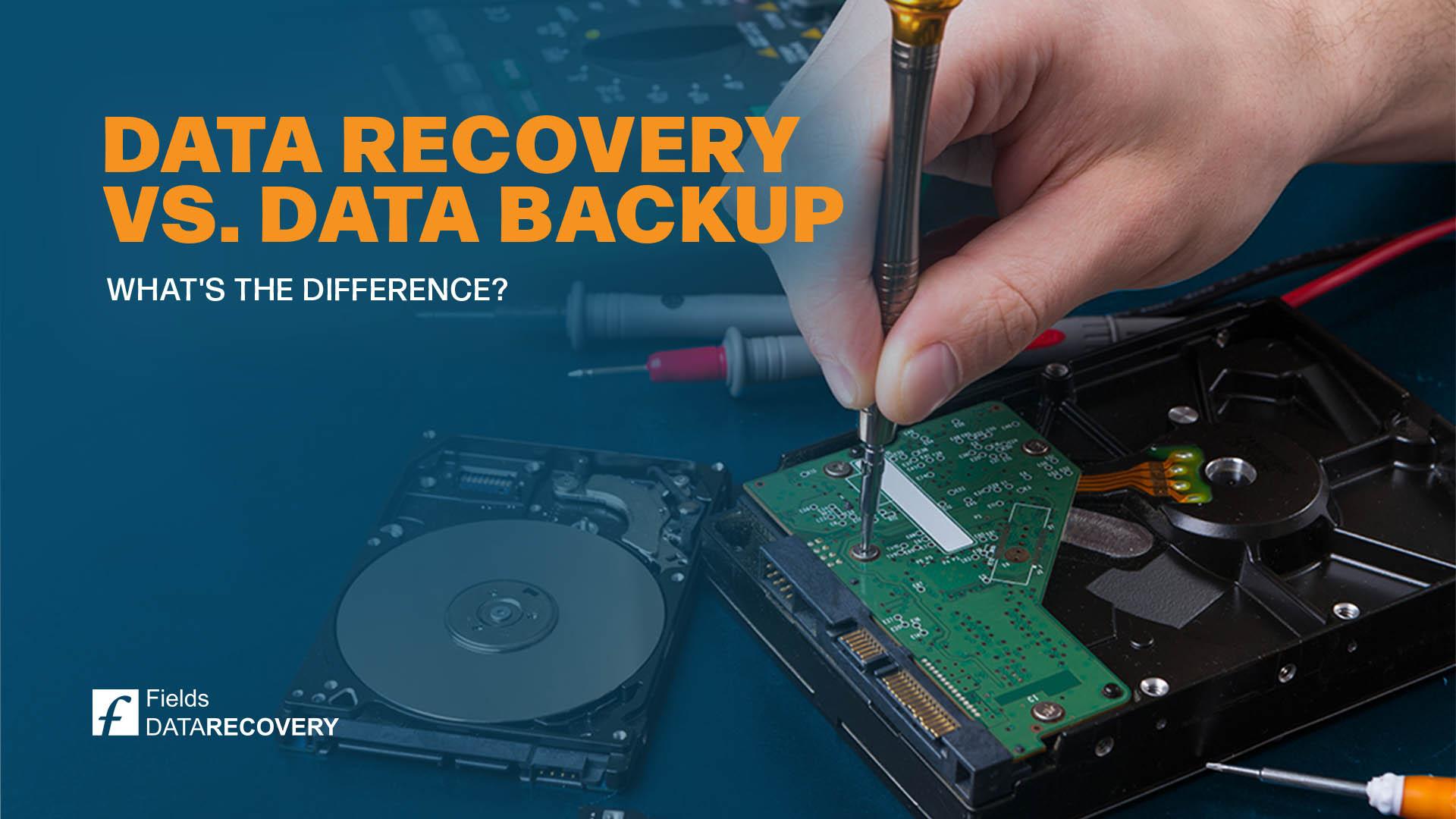Data Recovery vs. Data Backup: What's the Difference?